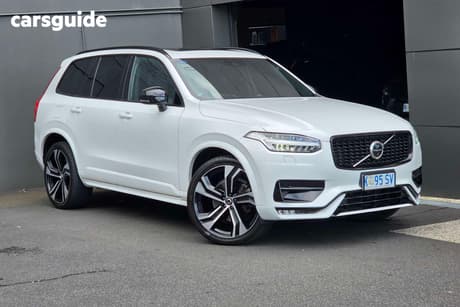 White 2021 Volvo XC90 Wagon B6 R-Design Mhev