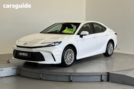 White 2026 Toyota Camry Sedan