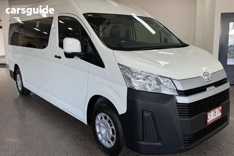 White 2024 Toyota HiAce Bus Slwb Commuter (12 Seats)