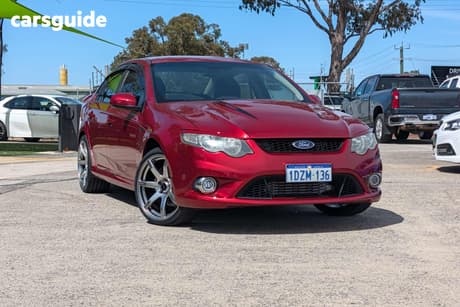 Red 2009 Ford Falcon Sedan G6E Turbo
