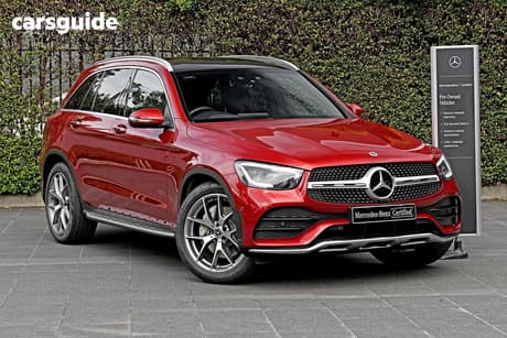 Red 2019 Mercedes-Benz GLC300 Wagon 4Matic