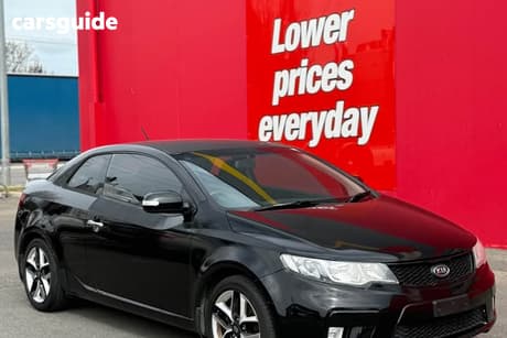 Black 2009 Kia Cerato Coupe Koup