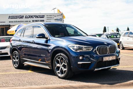 Blue 2017 BMW X1 Wagon Sdrive 18D