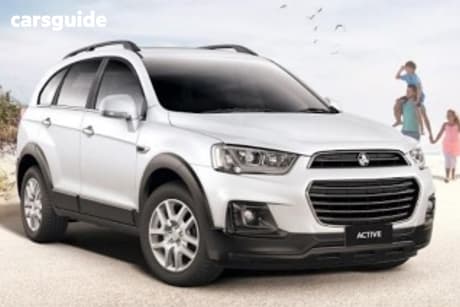 White 2017 Holden Captiva Wagon Active 7 Seater