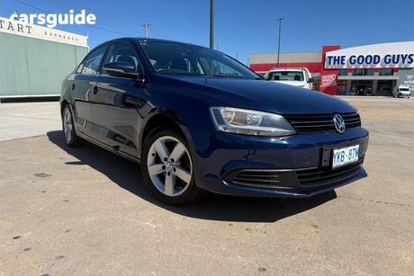 Blue 2014 Volkswagen Jetta Sedan 118 Tsi Comfortline