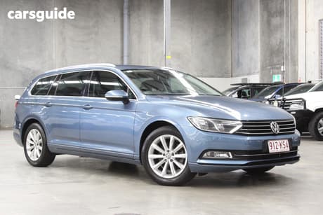 Blue 2015 Volkswagen Passat Wagon 132 Tsi Comfortline
