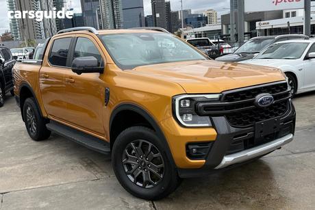 Yellow 2025 Ford Ranger Double Cab Pick Up Wildtrak 3.0 (4X4)