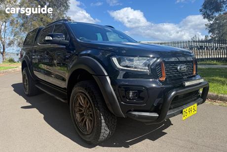 Black 2021 Ford Ranger Double Cab Pick Up Wildtrak 2.0 (4X4)