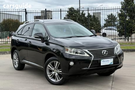 Black 2014 Lexus RX SUV SPORTS LUXURY GGL15R MY15
