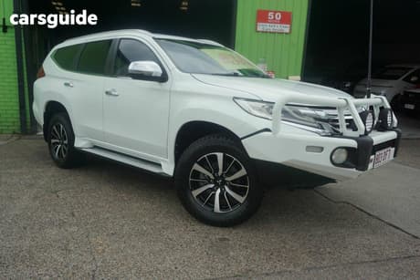 White 2016 Mitsubishi Pajero Sport Wagon Gls (4X4) 7 Seat