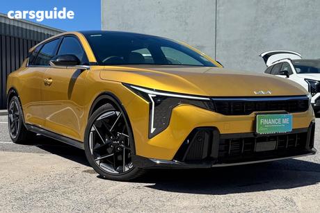 Yellow 2025 Kia K4 Hatchback Gt-Line