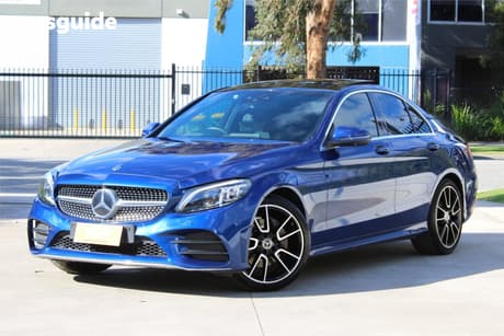 Blue 2019 Mercedes-Benz C200 Sedan