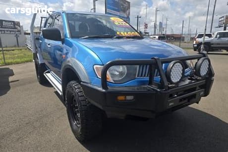 Blue 2007 Mitsubishi Triton Ute Tray DUAL CAB