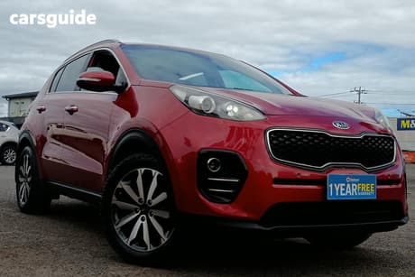 Red 2017 Kia Sportage Wagon Sli (Fwd)