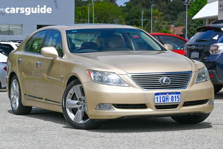 Beige 2008 Lexus LS460 Sedan