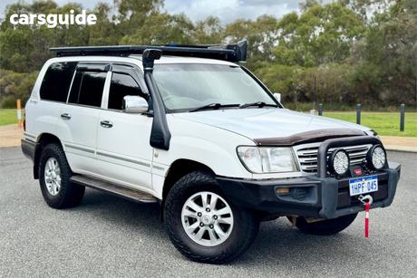 White 2004 Toyota Landcruiser Wagon Gxl (4X4)