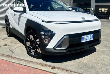 White 2024 Hyundai Kona Wagon