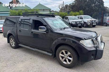 Black 2014 Nissan Navara Dual Cab Pick-up St (4X2)