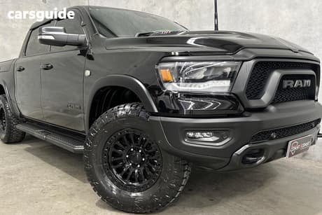Black 2022 RAM 1500 Crew Cab Utility Limited Rambox (Hybrid)