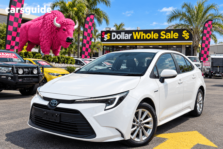 White 2024 Toyota Corolla Sedan Ascent Sport + Conv Pk Hybrid