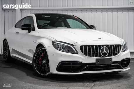 White 2019 Mercedes-Benz C63 Coupe S