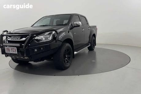 Black 2017 Isuzu D-MAX Crew Cab Utility Ls-U Hi-Ride (4X4)
