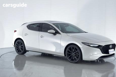 White 2020 Mazda 3 Hatchback G25 Astina