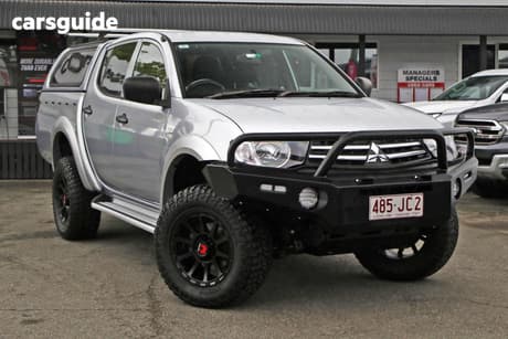 Silver 2012 Mitsubishi Triton Double Cab Utility Glx (4X4)
