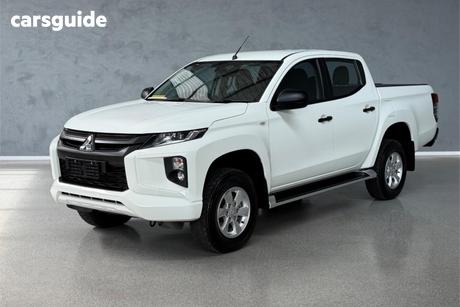 White 2021 Mitsubishi Triton Double Cab Pick Up Glx+ (4X4)