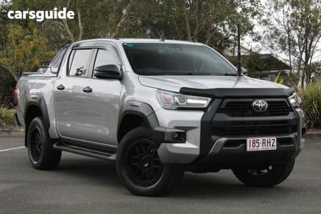 Silver 2020 Toyota Hilux Double Cab Pick Up Rogue (4X4)