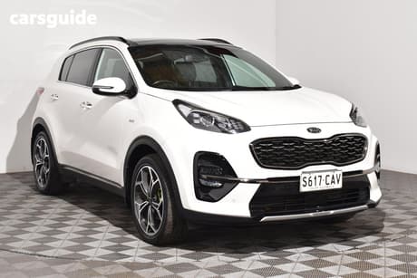 White 2019 Kia Sportage Wagon Gt-Line (Awd)