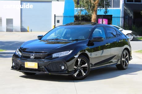 Black 2018 Honda Civic Hatchback Rs