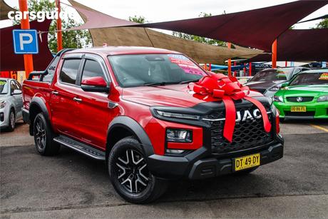 Red 2024 JAC T9 UTE Dual Cab Pick-up Oasis (4X4)