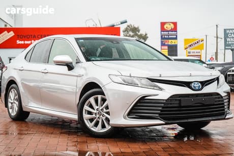 Silver 2024 Toyota Camry Sedan Ascent Hybrid