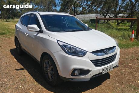 White 2013 Hyundai IX35 Wagon Se (Fwd)