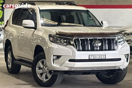 White 2021 Toyota Landcruiser Prado Wagon Gxl