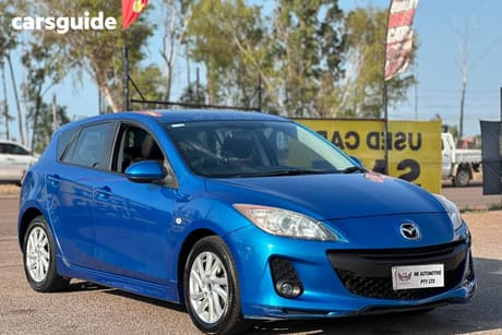 Blue 2012 Mazda 3 Hatchback Maxx Sport