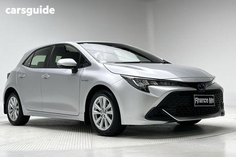 Silver 2023 Toyota Corolla Hatchback Ascent Sport Hybrid