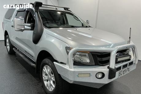 Silver 2012 Ford Ranger Crew Cab Utility Wildtrak 3.2 (4X4)