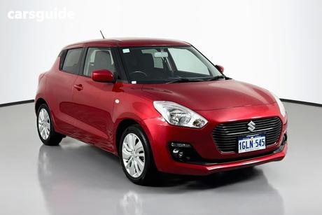 Red 2018 Suzuki Swift Hatchback Gl Navigator