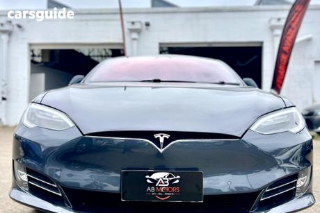 Grey 2018 Tesla Model S Hatchback 100D