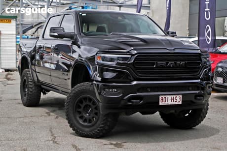 Black 2022 RAM 1500 Crew Cab Utility Limited Rambox (Hybrid)