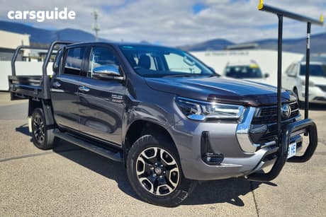Grey 2022 Toyota Hilux Double Cab Chassis Sr5 (4X4)