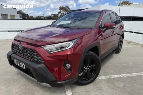 Red 2020 Toyota RAV4 Wagon Cruiser Awd Hybrid