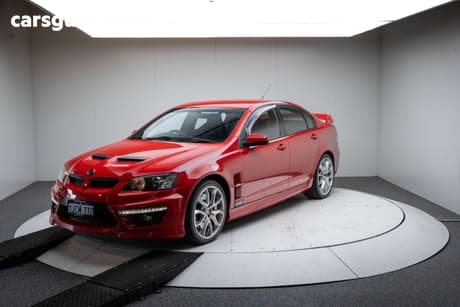Red 2009 HSV Clubsport Sedan