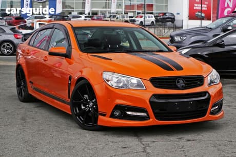 Orange 2014 Holden Commodore Sedan Ss Storm