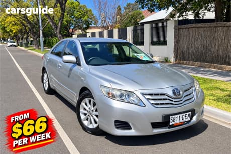 Silver 2010 Toyota Camry Sedan Altise