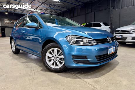 Blue 2016 Volkswagen Golf Hatchback 92 Tsi Trendline