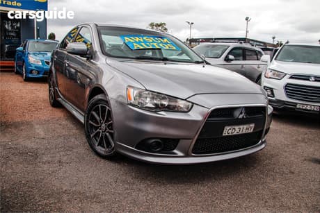 Grey 2015 Mitsubishi Lancer Sedan Es Sport