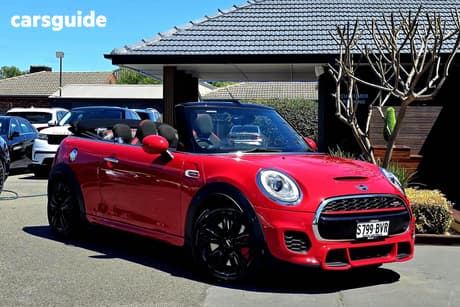 Red 2018 Mini Convertible Convertible John Cooper Works
